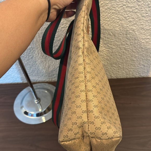 Vintage Gucci Monogram Shoulder Bag - Picture 5 of 10